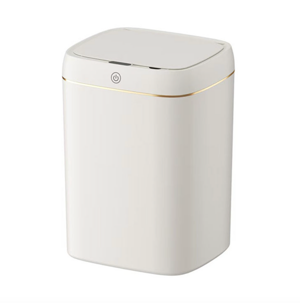 11L–13L White & Gold Kitchen Storage Container
