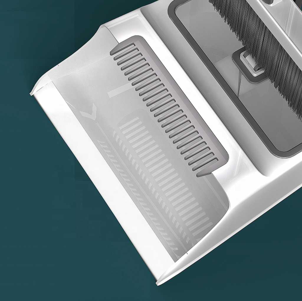 Lightweight Stainless Steel Dustpan & Brush Set